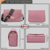 Adisa Women'S Sling Bag (D. Pink),D. Pink,,B0D2TXLDP9