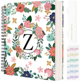 Yeecase Hardcover Spiral Notebook Journal 8.5 X 11, 300 Pages Journals For Women Men, A4 Large College Ruled Notebooks, Cute Flo