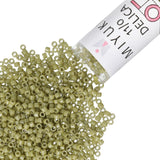 Miyuki Delica Seed Beads - Size 11/0 (1.6 mm), DB2124, Duracoat Opaque Cactus, 7.2 g, Approx. 1440 Beads, Made in Japan