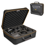 USA Gear HXS Hard Shell SLR Case with Rugged EVA Exterior, Removeable Dual-Layered Foam Tray and Egg-Crate Foam Top Cover - Comp