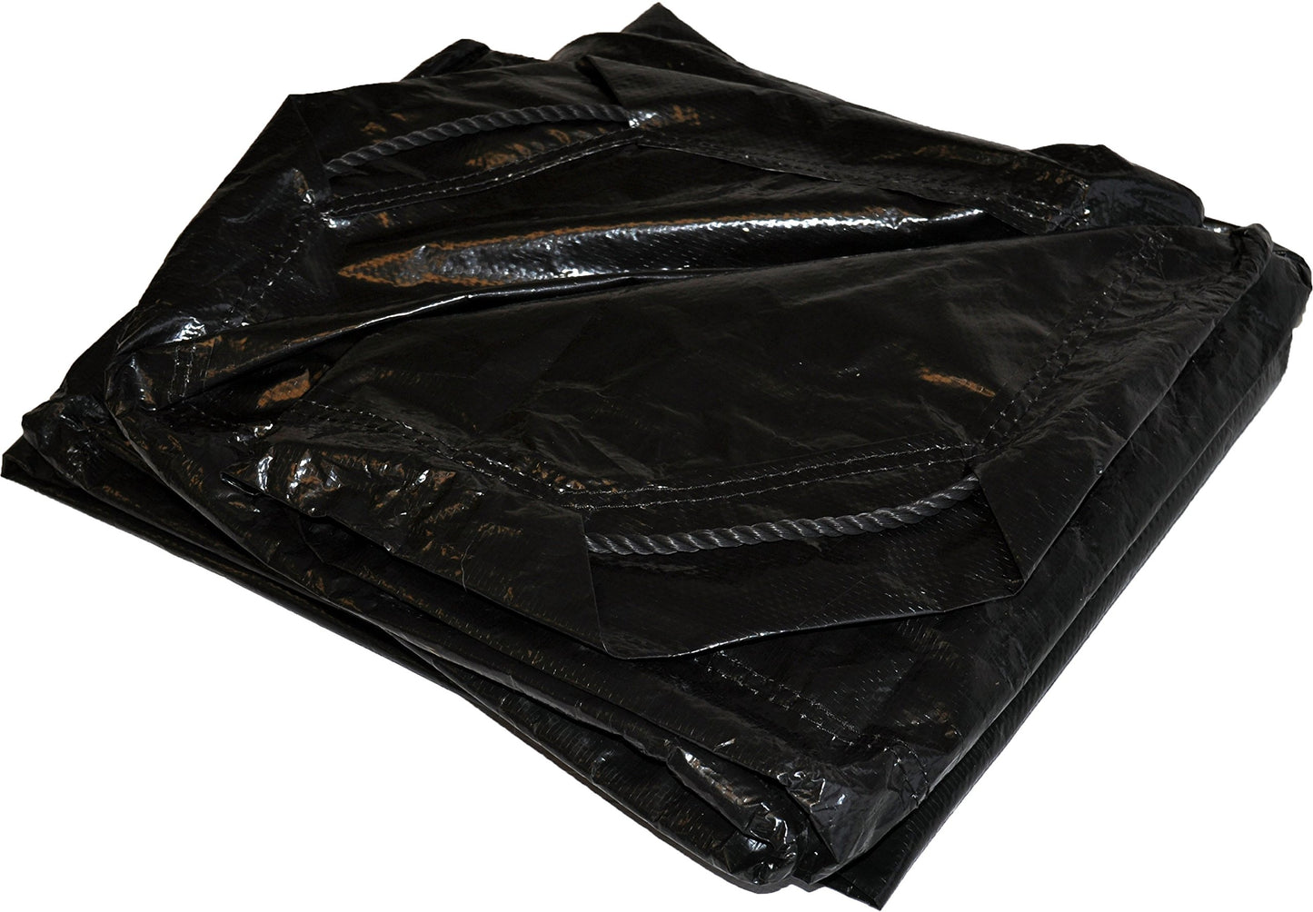 6' X 6' Dry Top Black Drawstring 8-Mil Poly Tarp Item #500660