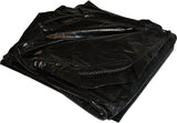 6' X 6' Dry Top Black Drawstring 8-Mil Poly Tarp Item #500660