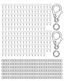 Qulltk 700Pcs Lobster Claw Clasps and Open Jump Rings Set,Lobster Clasps for Jewelry Making Bracelet Clasp and Closures for DIY 