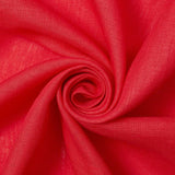 Anya 3.7 oz Handkerchief Linen 60 Hypoallergenic Fabric by The Yard (Red, 1 Yard)