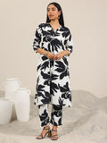 Libas Women'S Crepe Printed Co-Ords (400404_White_Xl)
