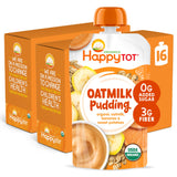 Happy Tot Organics Oat Milk Pudding, Dairy Free, Stage 4 Toddler Snack, Oatmilk, Bananas & Blueberries, 4 Ounce Pouch, Pack of 1
