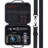 Lebakort Storage Case Compatible with Canon EOS Rebel T7 / T7i / R100 / R50 / R5 / R6 Mark II / R7 / R8 / 90D / 5D Mark IV Camer