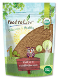 Food to Live Organic Turkey Tail Mushroom Powder, 1 Pound - Immune Support, Energy Boost, 100% Natural, Vegan, Non-GMO, Pure, Pe
