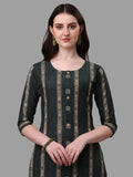 Shiv Textilescotton Kurta Set For Women 214- Green 2Xl