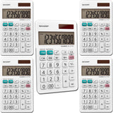 Sharp EL377WB EL377WB Large Pocket Calculator, 10Digit LCD