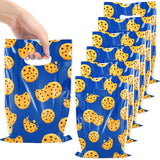 Gersoniel 100 Pcs Cartoon Party Favors, 9.8 x 6.5 in Cookie Gift Bags Tote Cookie Goodie Candy Bags for Chocolate Chip Cookies a
