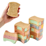 Color Kitchen Sponges Heavy Duty Kitchen Cleaning Scrubbing 10 Pack