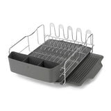 Polder KTH-615 Dish Rack, 4 PC Combo- Advantage System Includes Rack, Drain Tray, Removable Drying Tray & Cutlery Holder - Stain