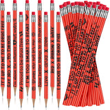 Frienda 120 Pcs Bulk Red Ribbon Awareness Pencils for Students Teacher Pencils with Erasers for Red Ribbon Week Anti Bullying Aw