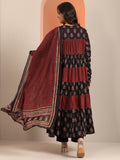Libas Women'S Cotton Kurta Set (400507_Black_M)