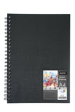 Brustro Artists Wiro Bound Sketch Book | A4 |116 Pages,160 Gsm(Acid Free) | Ideal For Sketching, Shading, Drawing, Blending, Man