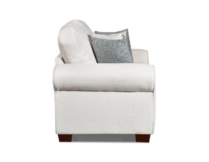 American Furniture Classics Pembroke Sleeper With Four Throw Pillows Sofas, Soft Washed Cream Tweed
