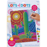 Dimensions Southwest Cactus Acrylic Dot Painting Kit for Adults and Kids, Multicolor