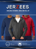 Jerzees -Men'S Nublend -Fleece -Sweatshirts & -Hoodies, Full Zip-Black, Large