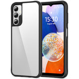 HOOMIL Case for Samsung Galaxy A14 5G, Non-Yellowing, Drop Protection, Anti-Scratch Transparent Hard Back Phone Cover - Black Cl