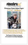 17 X 22 Premium Arctic Matte Inkjet Photo Paper 50 Sheets