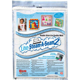The Warm Company Steam-A-Seam 5417 Lite 2 Double Stick Fusible Web 9X12 Sheets 5/Pkg