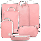Large Packing Cubes for Travel-Extra Large Compression Packing Cube Luggage Organizers 7 Piece Set-Ultralight, Expandable/Compre