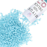 Miyuki Delica Seed Beads - Size 11/0 (1.6 mm), DB2128, Duracoat Opaque Nile Blue, 7.2 g, Approx. 1440 Beads, Made in Japan