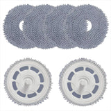 (8 pcs) Mop Pad Plate Accessories for Roborock Qrevo Curv,Qrevo Edge,Qrevo S, Qrevo Pro,Qrevo Plus, Qrevo Master,Qrevo Slim,QV 3