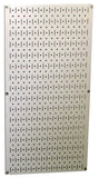 Wall Control Pegboard 32in x 16in Beige Metal Pegboard Tool Board Panel