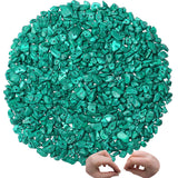 XIANNVXI Malachite Beads, Natural Chip Stone Beads 400Pcs Crystal Bead 5-8mm Irregular Healing Crystal Loose Rocks for DIY Jewel