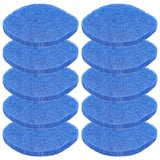 Tub and Tile Scrubber Refills for Clorox, DiamondShaped Head Replacement Scrubber Pad, Blue Brush Heads for Extendable Shower S