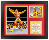 Hulk Hogan | Collectible Wrestling Memorabilia | Framed Picture & Photo Collage Gift, Man Cave Wall Art, Home Decor | 12x15