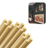 Birch Round Dowels (5/8 x 36, Pack of 15) | Variety of Diameters & Wood Species | Unfinished Wooden Dowel Rods for Crafts & DIY 