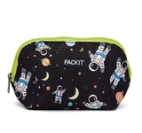 PackIt Freezable Snack Bag, Spaceman, Built with EcoFreeze Technology, Foldable, Reusable, Zip Closure Locks in Cool Dry Air, an