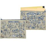 Dog Lover Worlds Best Dog Park Zipper Folder Pouch from Primitives by Kathy