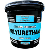 Crystalac Extreme Protection Water Based Polyurethane (Clear Gloss, 32oz Quart): Self Leveling, Non Yellowing, Brush or Spray, U