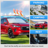 Car Sun Shade for 2020-2025 Ford Escape Accessories Windshield Sunshade Cover Front Window Shade Custom Fit Escape Sun Visor Pro
