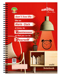 Amblitz Spiral Notebook (Unruled), 5 Subjects - 250 Pages, 70 Gsm, 22 * 29 Cm.