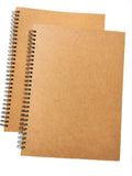 Veeppo A4/B5 Big Thick Spiral Bound Notebooks And Journals Bulk 2/4Pack Blank/Lined Scrapbook Backpack Books Per Book (B5 Blank