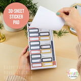 Happy Planner Sticker Pack, Teacher-Planner Stickers, Back-to-School Accessories, Planning Stickers for Teachers, 30 Sheets, 759