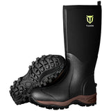 TIDEWE Rubber Neoprene Boots Men And Women, Waterproof Sturdy 6mm Neoprene Boot, Rain Boot Hunting Boot Arctic Outdoor Boot Men 