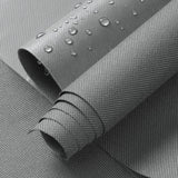 ANMINY 100% Waterproof Outdoor Fabric by The Yard, 58 W 600D Marine Canvas Fabric with PVC Backing, Ripstop Upholstery Material 