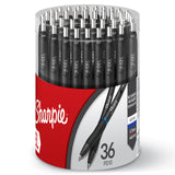Sharpie S-Gel Pens, Gel Pens, Medium Point (0.7mm), Blue Ink Gel Pen, 36 Count