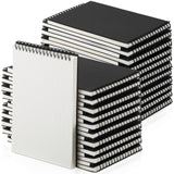 Engrowtic 48 Pack Graph Paper Spiral Notepad A5 Top Wirebound Notepad Grid Notebook Steno Pad Memo Notebook Grid Paper 140 Pages