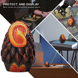 CZYY Dragon Egg Dice Jail - Set of 2 Resin Dice Cages, Dice Prison and Holder for Bad Dice - Unique Accessories, Gift for D&D, T