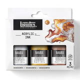 Liquitex Professional Acrylic Ink, 1oz (30ml), Iridescent Set, Set of 3