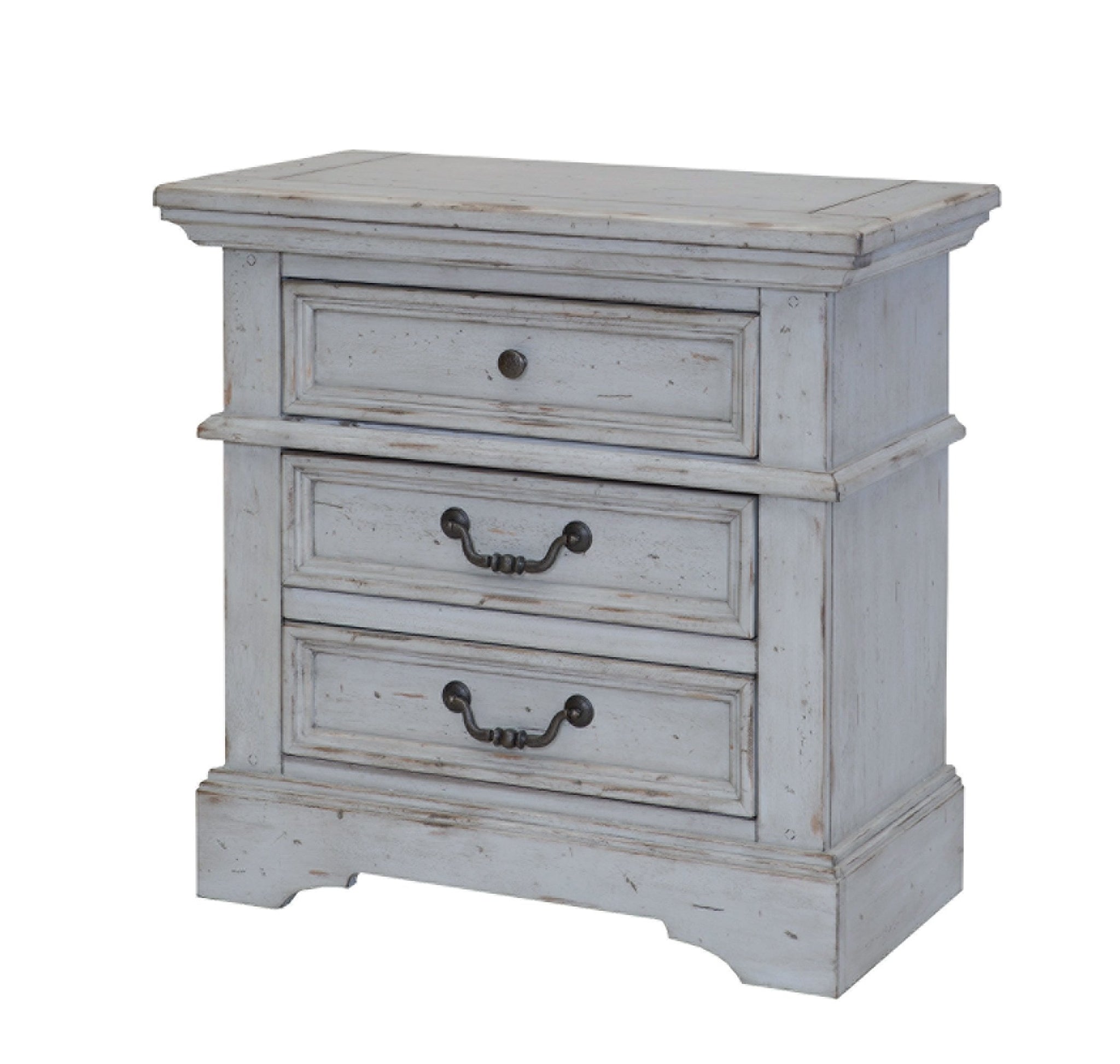 American Woodcrafters Stonebrook Nightstand, 1, Antique Grey