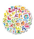 52 Pcs Alphabets School Scrapbook Stickers For Journals (A4 Size)