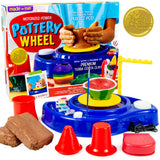 Made By Me Motorized Power Pottery Wheel at Home Pottery Making Clay Sculpting Activity for Kids Ages 6 and Up